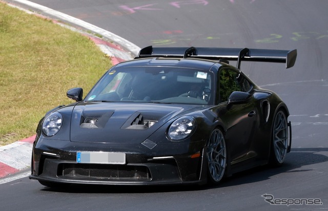ポルシェ 911 GT3 RS 改良新型のプロトタイプ