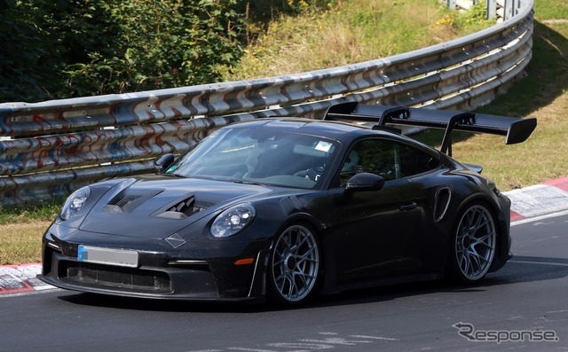 ポルシェ 911 GT3 RS 改良新型のプロトタイプ