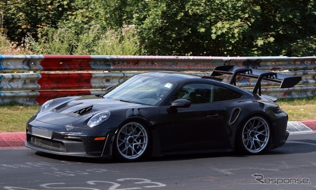 ポルシェ 911 GT3 RS 改良新型のプロトタイプ
