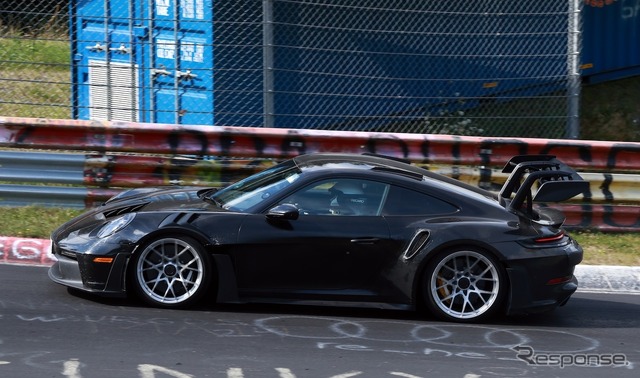 ポルシェ 911 GT3 RS 改良新型のプロトタイプ