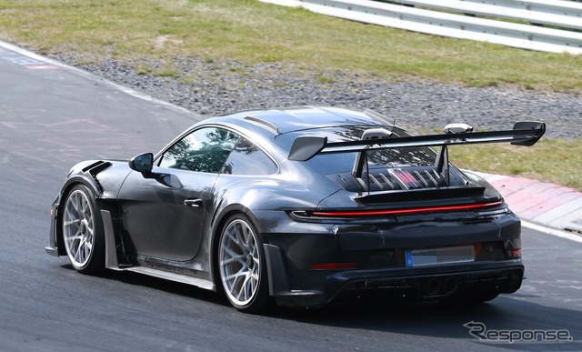 ポルシェ 911 GT3 RS 改良新型のプロトタイプ