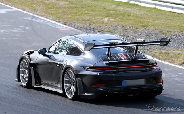 ポルシェ 911 GT3 RS 改良新型のプロトタイプ