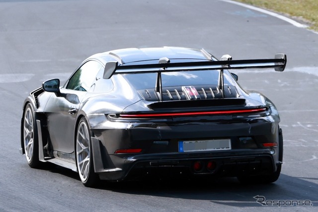 ポルシェ 911 GT3 RS 改良新型のプロトタイプ