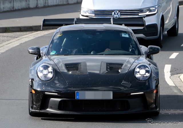 ポルシェ 911 GT3 RS 改良新型のプロトタイプ
