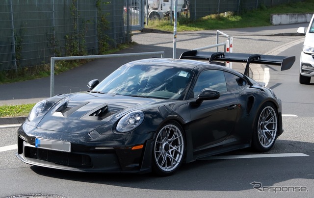 ポルシェ 911 GT3 RS 改良新型のプロトタイプ