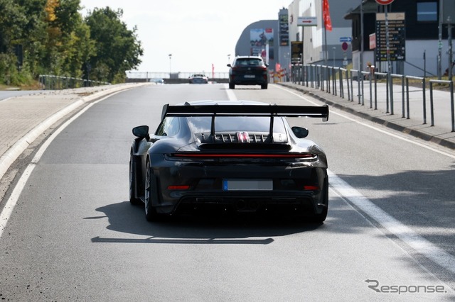 ポルシェ 911 GT3 RS 改良新型のプロトタイプ