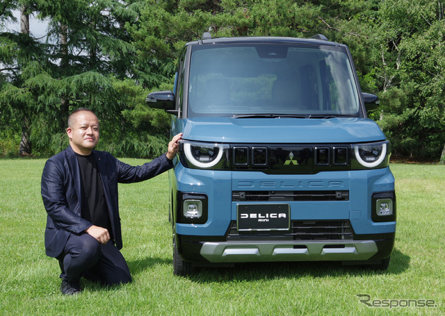 三菱 デリカミニ 新型とエクステリアデザインを担当した後藤淳さん