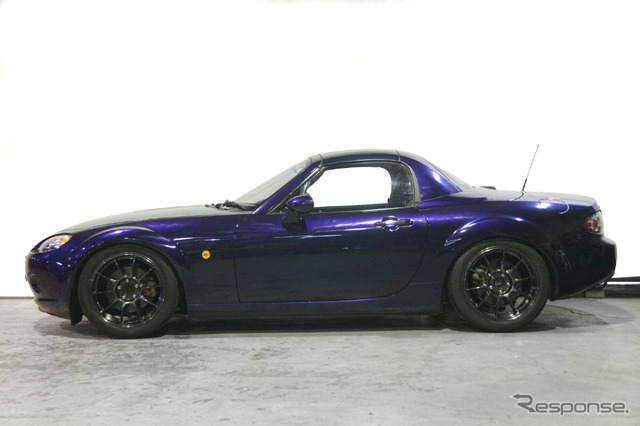 SpecSR　ロードスター装着例（全下げ時：フロント 75mmダウン / リア 64mmダウン）