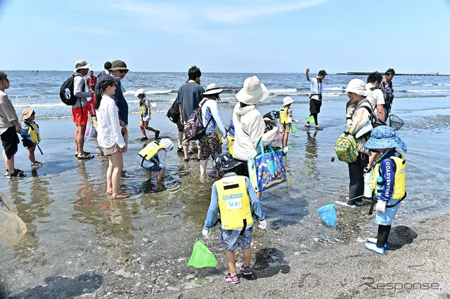 ホンダアクセス子育て応援隊 海の自然体験イベント