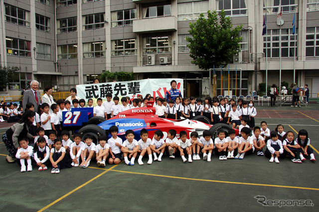 【IRL】武藤、小学生372人を前に優勝を宣言