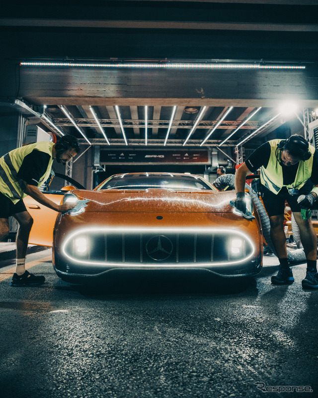 メルセデスAMGの次世代高性能EV『コンセプトAMG GT XX』が電気自動車の25の長距離記録を樹立