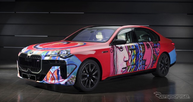 BMW i7のアートカー