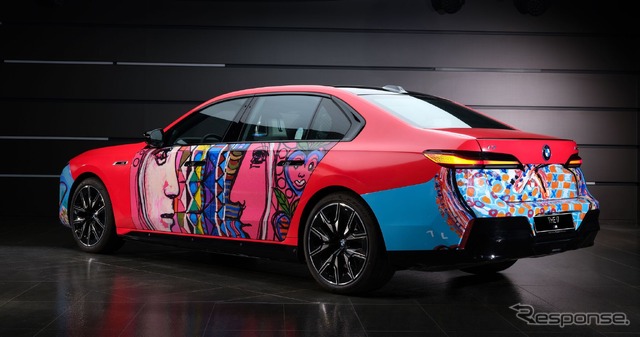 BMW i7のアートカー