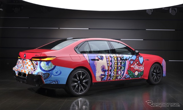 BMW i7のアートカー