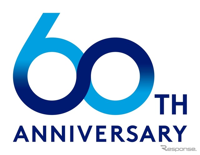 アイシン創立60周年の記念ロゴ
