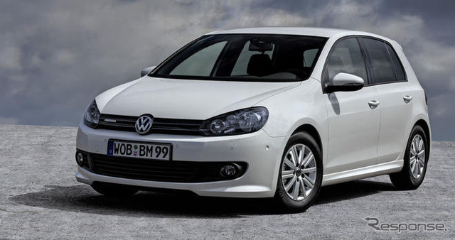 VW ゴルフ にもブルーモーション…燃費26.3km/リットル