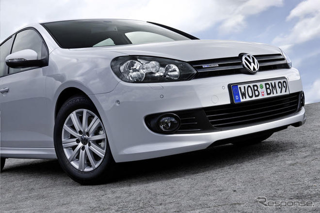 VW ゴルフ にもブルーモーション…燃費26.3km/リットル