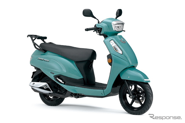 スズキの新型スクーター『アドレス125』(ソリッドアイスグリーン)