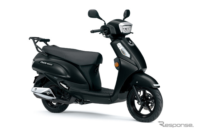 スズキの新型スクーター『アドレス125』(マットブラックメタリックNo.2)