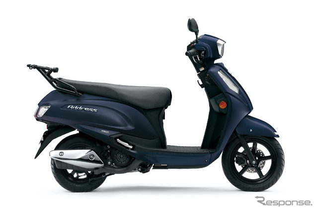 スズキの新型スクーター『アドレス125』(マットステラブルー)