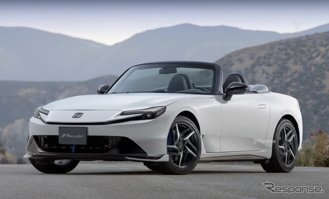 ホンダ プレリュード 新型ベースのロードスター、予想CG