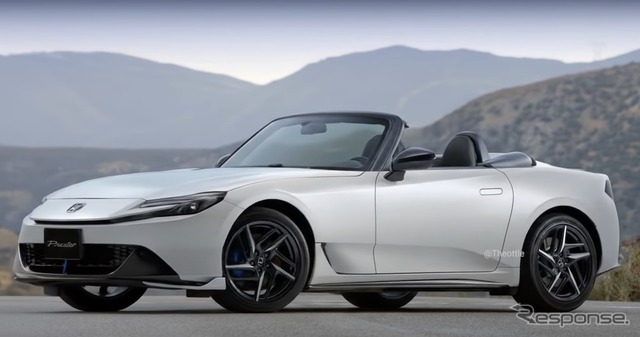 ホンダ プレリュード 新型ベースのロードスター、予想CG