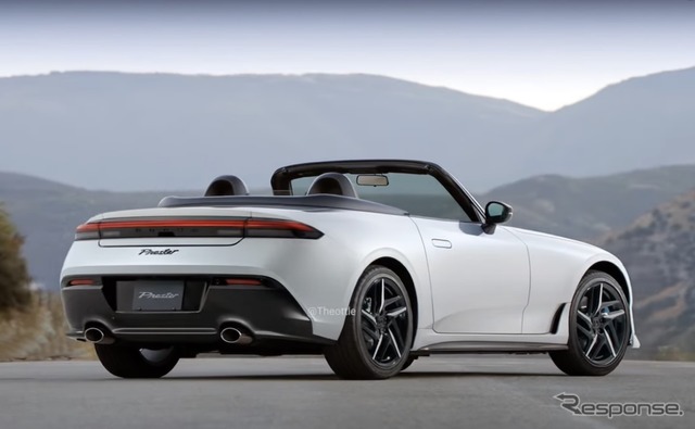 ホンダ プレリュード 新型ベースのロードスター、予想CG