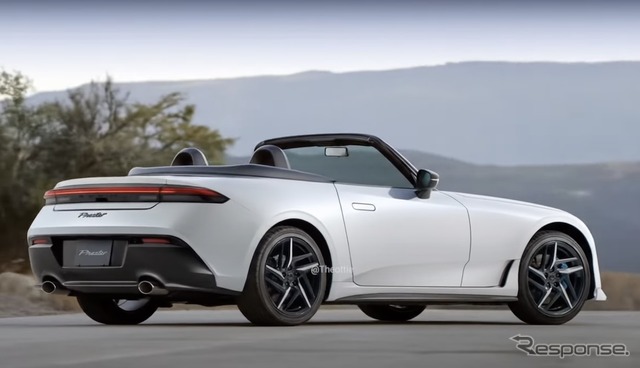 ホンダ プレリュード 新型ベースのロードスター、予想CG