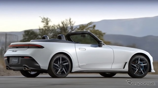ホンダ プレリュード 新型ベースのロードスター、予想CG