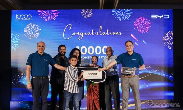 BYDがEV1万台納車をインドで達成