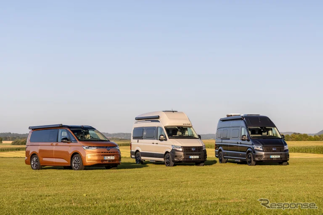 VWのキャンピングカー「カリフォルニア」シリーズ