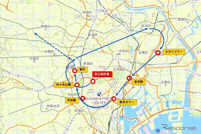 飛行経路(基準)