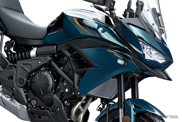 「カラーかっこよ!!」カワサキ『ヴェルシス650』2026年モデルの新色「ブルー」に高評価の声