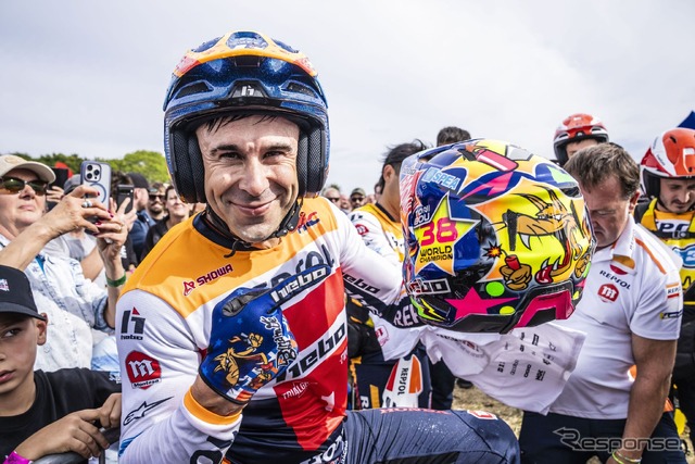 ホンダのトニー・ボウ選手がトライアル世界選手権で史上最多19連覇達成
