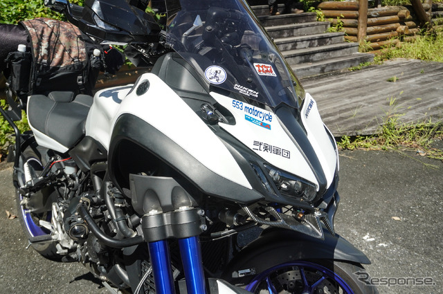 パールホワイトの塗装は「5万円でやってもらいました」(My Yamaha Motor cafe)