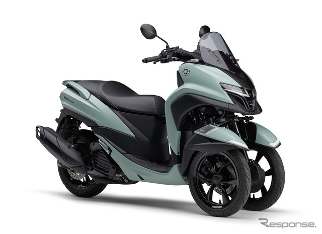 ヤマハ トリシティ125 ABS（マットライトグリーニッシュグレーメタリック1）