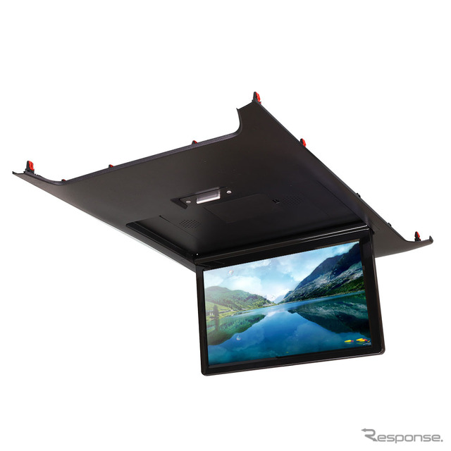 MAXWINの40系『アルファード/ヴェルファイア』専用13.3インチ有機ELフリップダウンモニター