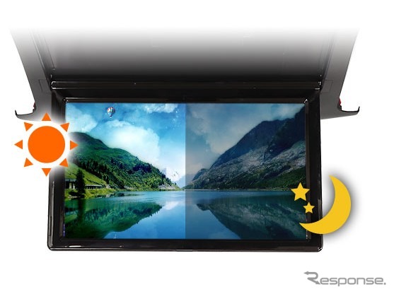 MAXWINの40系『アルファード/ヴェルファイア』専用13.3インチ有機ELフリップダウンモニター