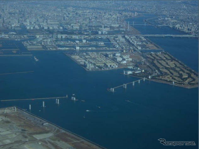 東京港臨海大橋、新日鉄の高性能鋼材BHSを採用