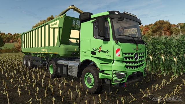 『ファーミングシミュレーター 25』コンテンツ拡張パック「Mercedes-Benz Trucks Pack」