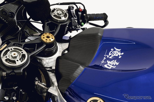 V4エンジンを搭載するヤマハ「YZR-M1」