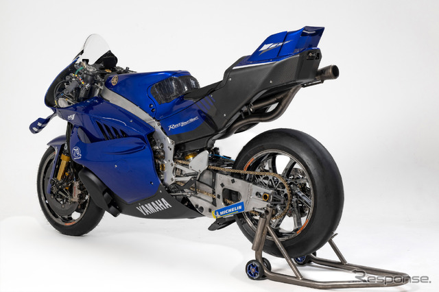 V4エンジンを搭載するヤマハ「YZR-M1」