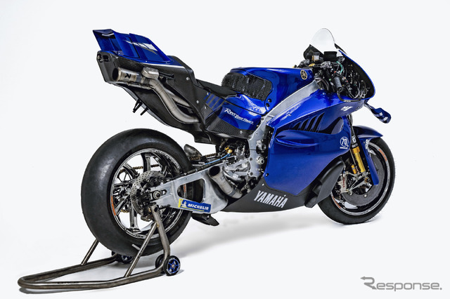V4エンジンを搭載するヤマハ「YZR-M1」