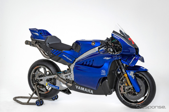 V4エンジンを搭載するヤマハ「YZR-M1」