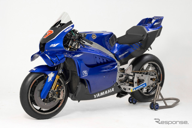 V4エンジンを搭載するヤマハ「YZR-M1」
