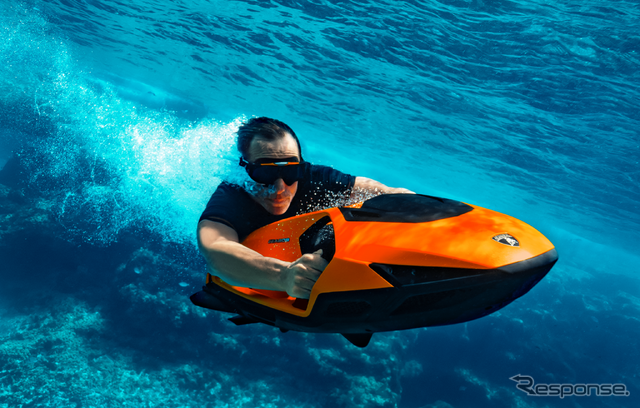 ランボルギーニとCAYAGOが共同開発した水中スクーター「SEABOB SE63」