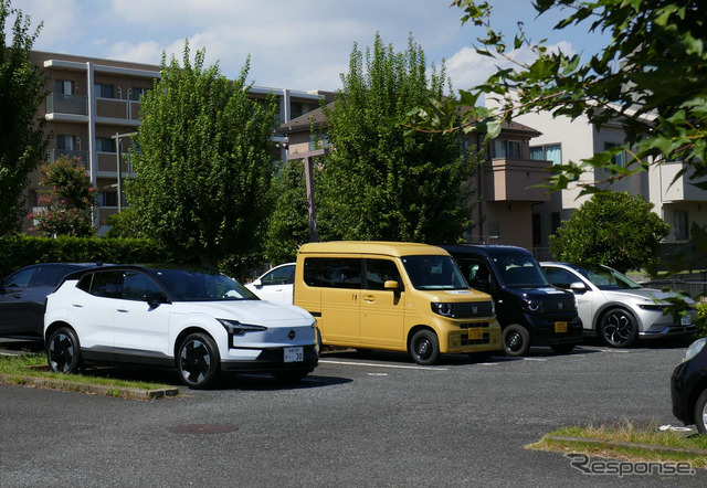取材当日は試乗会ということで、最新の電動車が用意された
