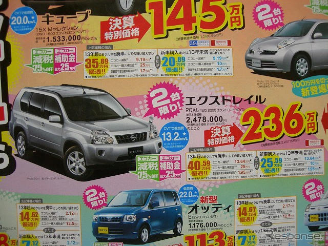 【週末の値引き情報】行楽シーズン到来、ミニバン&MPV目白押し