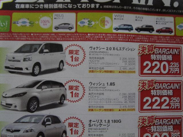 【週末の値引き情報】行楽シーズン到来、ミニバン&MPV目白押し