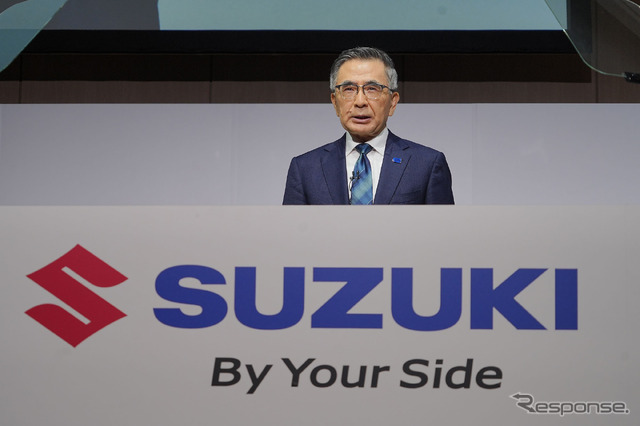 スズキ鈴木俊宏社長(eビターラ発表会)